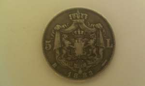 vand moneda argint 1883