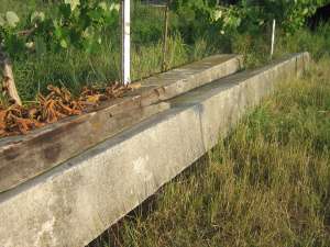 Vand stalpi din beton armat