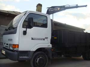 Camion cu basculanta si macara de 3, 5T