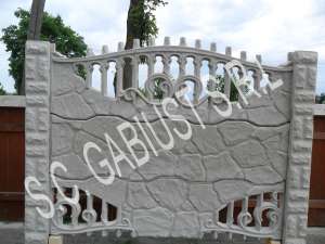 GARDURI PREFABRICATE DIN BETON ARMAT