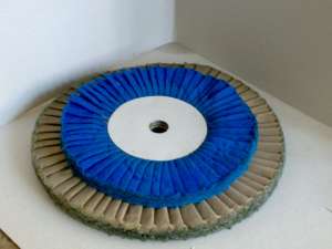 Disc ventilat,  textil,  sissal,  plisat pentru slefuiri