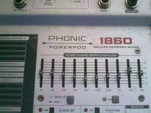 vAND MIXER CU AMPLIF pHONIC 1860