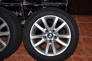 SET ROTI COMPLETE,   ORIGINALE BMW Seria 3,   E46,   7Jx16 inch,   ET47