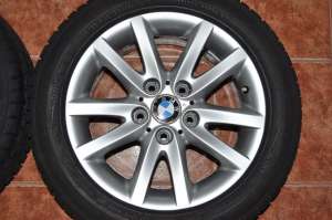 SET ROTI COMPLETE,   ORIGINALE BMW Seria 3,   E46,   7Jx16 inch,   ET47