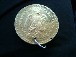 moneda de 50  pesos ,  37, 5 gr oro puro