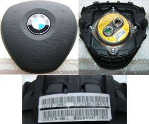 Volan Sport BMW X5 E70 E71 E72 X6 piele comenzi AIRBAG model 2007-2014