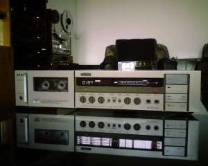 vind cass deck aiwa , sony , akai , kenwod , teac.