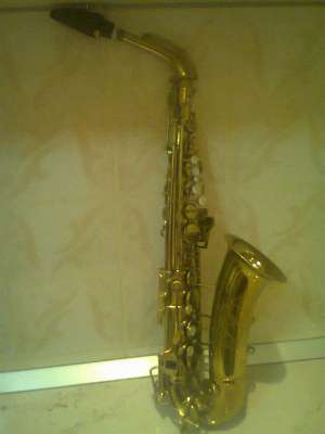 vind saxofon marca buescher U S A