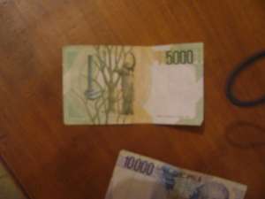 vand bacnote lire italiene