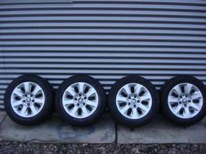 Jante originale cu anvelope de iarna BMW seria 5 � 16″