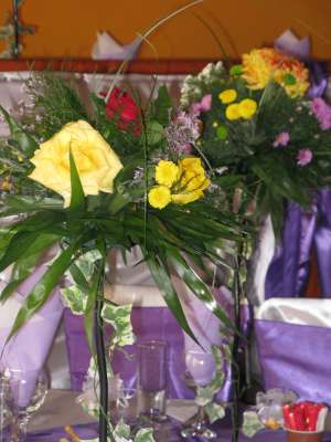 Aranjamente florale pe suport metalic - Slatina