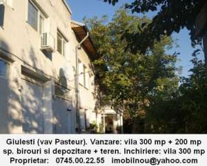 Vila si spatii birouri de vanzare in Bucuresti