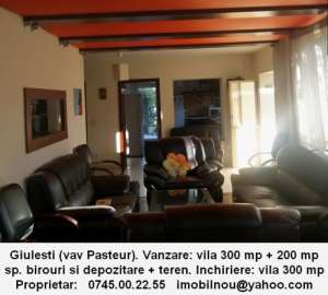 Vila si spatii birouri de vanzare in Bucuresti