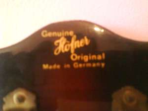 vand chitara jazz hofner cap de serie made germany