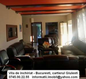 Inchiriere vila - Bucuresti 300 mp 4 cam lux