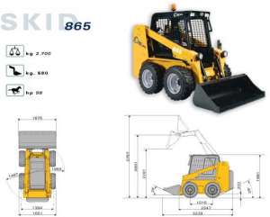 Miniincarcatoare,   miniexcavatoare CAMS - Italia