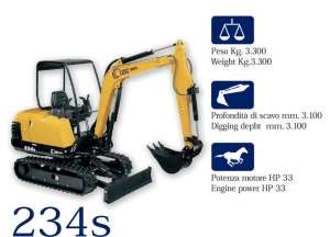 Miniincarcatoare,   miniexcavatoare CAMS - Italia