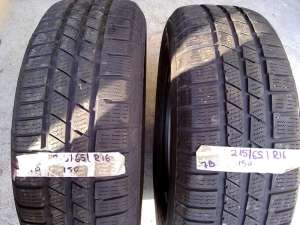 2 x 215/65/16 Continental  profil 6mm