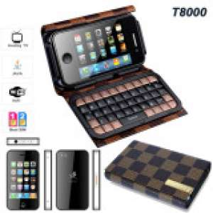 Mini iphone4 dualsim cu toc si tastatura - 449 lei