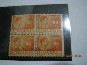MARCI   POSTALE  -1945   -REGELE   MIHAI-