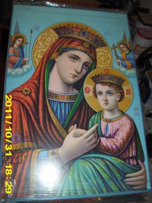 vand icoane litografiate si bratari religioase lucrate manual