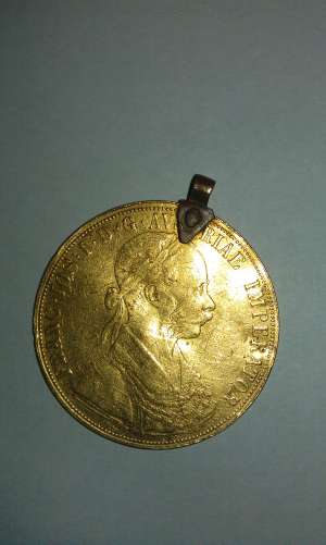 vand moneda aur franc ios i d g austriae imperator 1889