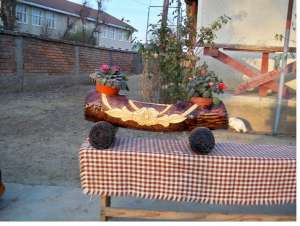 Vand obiect sculptura din lemn unicat