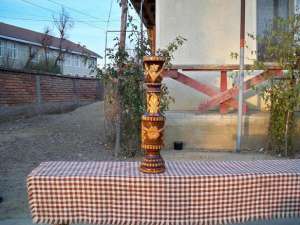 Vand obiect sculptura din lemn unicat