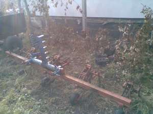 tractor cu cositoare