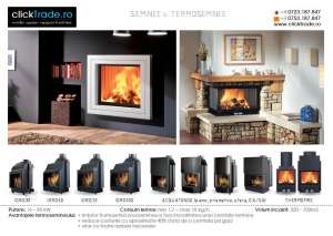 Termoseminee (seminee centrala termica pe lemne) import Italia