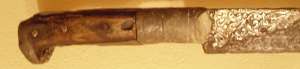 Obiect de colectie "Iatagan Turcesc" sec XVII