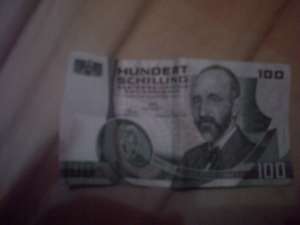 vand bancnote de 100 si 20 schilling stare foarte buna