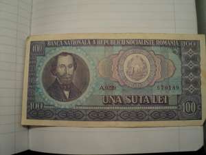 Vand Bancnota 100 din anul 1966