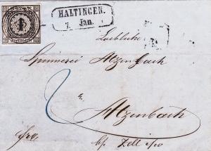 scrisori vechi germana din anul 1867