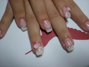 Aplic unghii false cu gel & tipsuri,     extensii unghii din gel