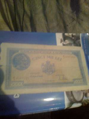 bancnota ,    cinci mii lei