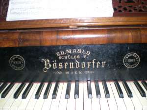 vand pian "BASENDORFER"  ED.MASLO SCHULER V. 1869 WIEN