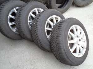 VAND SET JENTI ALIAJ 15" marca ALLOY-TEC ECHIPATE CU ANVELOPE