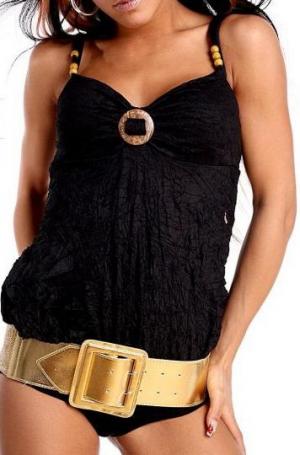 Top BABY GIRL BLACK