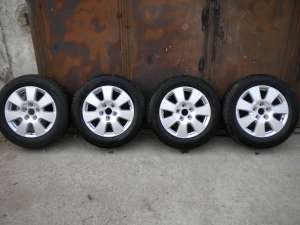 SET4 BUCATI - JANTE ORIGINALE AUDI Q7 FACELIFT 18 Inchi cu ANVELOPE IARNA