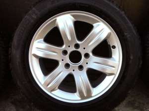 SET 4 JANTE ORIGINALE MERCEDES CLASA E W211 16"   cu ANVELOPE IARNA