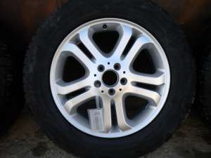 SET 4 BUCATI - JANTE ORIGINALE Mercedes ML 18" cu anvelope de iarna - SPITE DUBLE