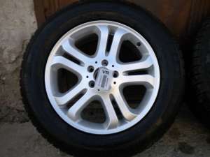 SET 4 BUCATI - JANTE ORIGINALE Mercedes ML 18" cu anvelope de iarna - SPITE DUBLE