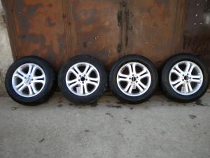 SET 4 BUCATI - JANTE ORIGINALE Mercedes ML 18" cu anvelope de iarna - SPITE DUBLE
