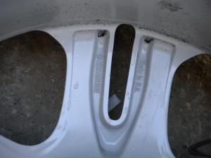 SET 4 BUCATI - JANTE ORIGINALE Mercedes ML 18" cu anvelope de iarna - SPITE DUBLE