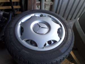 Jante Mercedes Tabla Originale 16 Inch Stare Foarte Buna Nokian Iarna 225 55 16 Capace Originale Imp