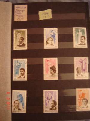 colectie timbre romanesti si straine