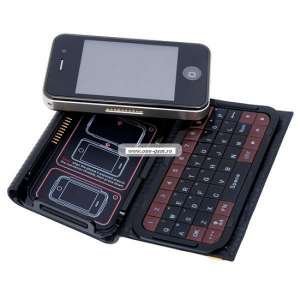 Mini Iphone 4 T8000 DUAL SIM cu tastatura, wifi sigilate