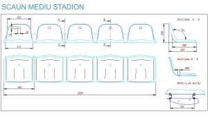 SCAUNE  MARI PENTRU STADION