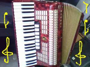 ACORDEON HOHNER VERDI III 120 basi impecabil